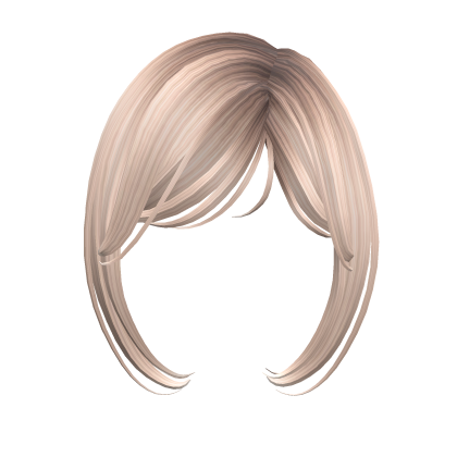 Cute Side Swept Bangs(Platinum Blonde) Roblox item