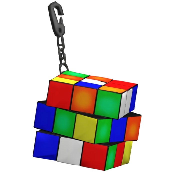 Rubik's Cube Keychain
