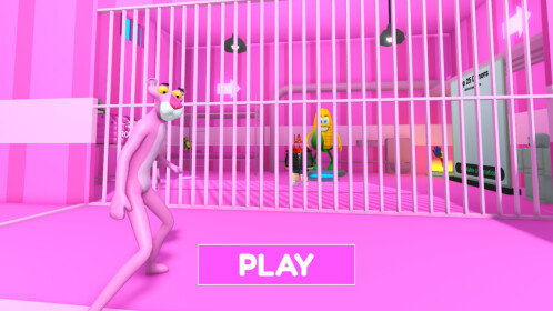 PINK PANTHER'S PRISON RUN! (Obby)