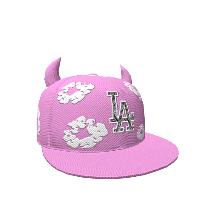 HAT DENIM TEARS PINK 