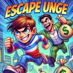 ESCAPE UNGE AS HE TRIES TO STEAL YOUR MONEY.