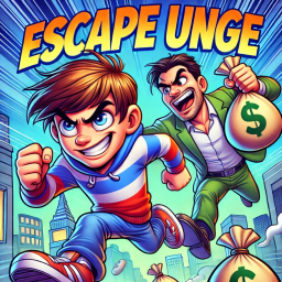 ESCAPE UNGE AS HE TRIES TO STEAL YOUR MONEY.