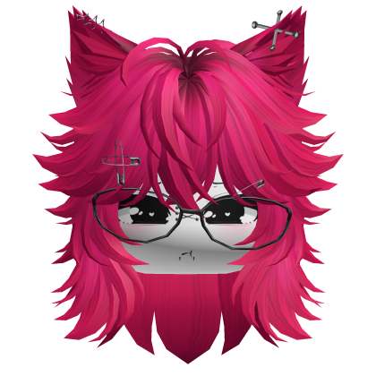 Moe Furry Wolfcut (Rose Pink)