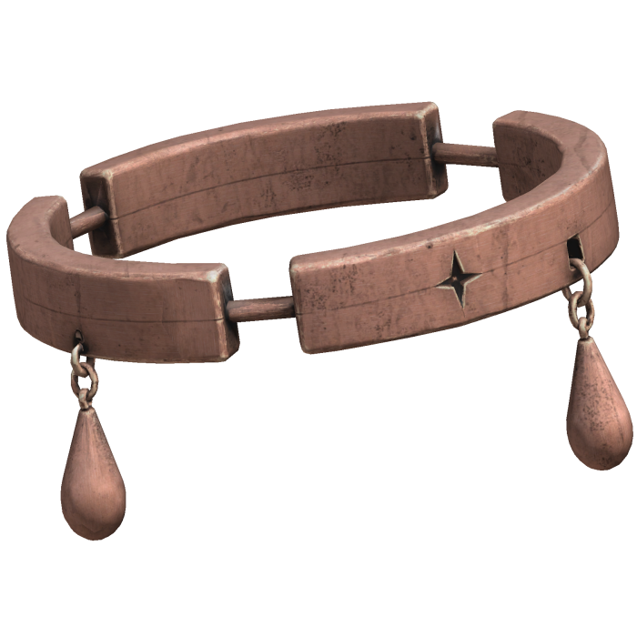 Copper Broken Teardrop Halo