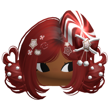 ♡ Christmas Candycane Buns (Red)