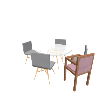 Dining Room Table with Highchair