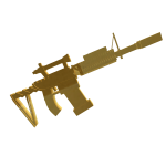Gold Pixel-Bit Scoped Rifle