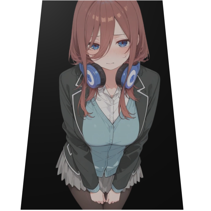 Miku Nakano Cute Anime Cape