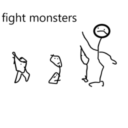 monster fight (early)
