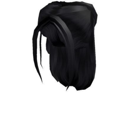 Hair black Roblox decal