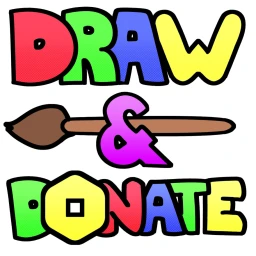 Draw & Donate Icon