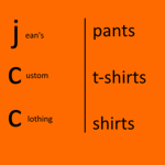 jean's custom clothing