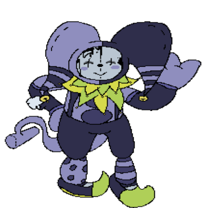Horror!Rune Jevil (The newer design) Roblox decal
