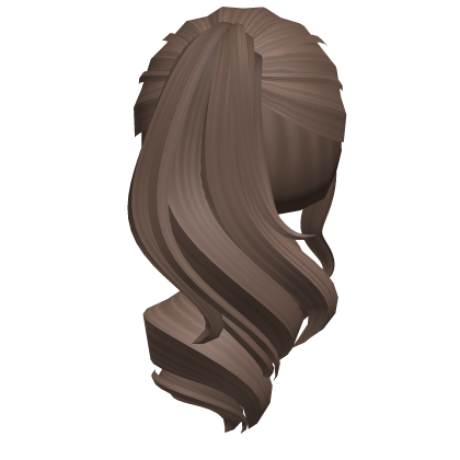 Curly Voluminous Ponytail Hair (Milktea) Roblox item