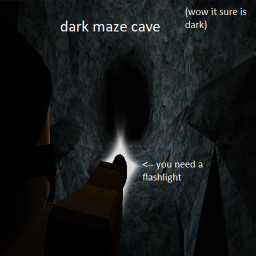 dark maze cave icon