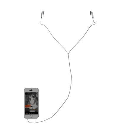 Vintage earbuds Roblox item