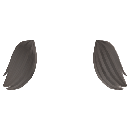 ♡ : medium milk tea ashe kitty hair ear tufts  Roblox item
