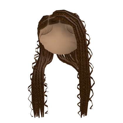 Side Part Braids [Brown] Roblox item