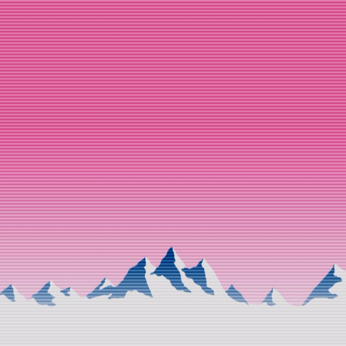Vaporwave Mountains Roblox decal