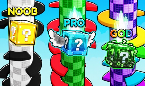 Bounce A Lucky Block!