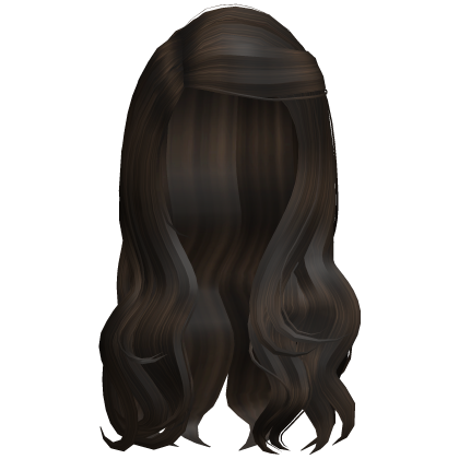 Dark Brown Wavy Chic Side Part Hair