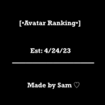 [•Avatar Ranking•]