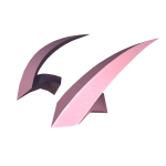 Pastel Pink Guardian Horns