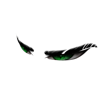 Eyes angry,  Green D/K