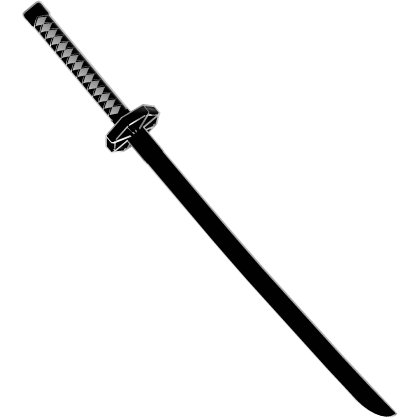 White Cartoony Katana thumbnail