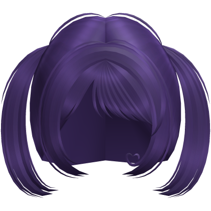 Cute Dolly Soft Pigtails (Purple) Roblox item
