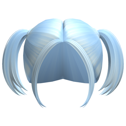 -',ৎ Baby Child High Punk Pigtails in Soft Blue