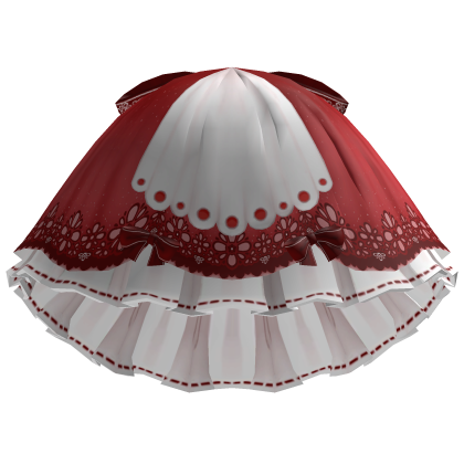 Red skirt roblox on sale