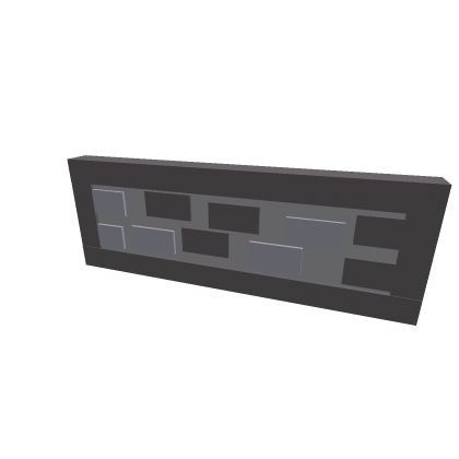 Stone Half Wall Framed