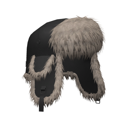 Dark Trapper Winter Hat Fur Ushanka Roblox item