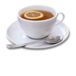 -sips tea-