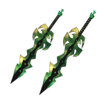 Dual Eternal Green Sword