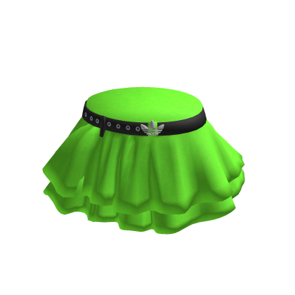 adidas Y2K Tiered Skirt with Belt Acid Green thumbnail