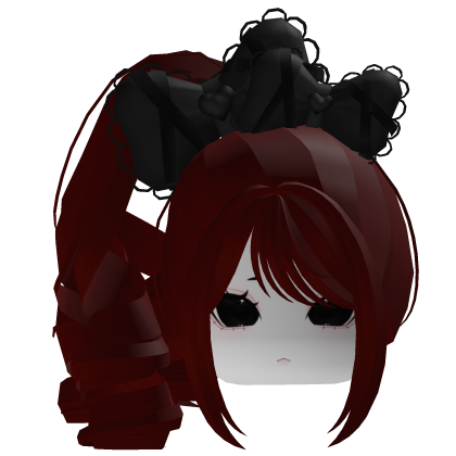 Cabelo Moe Emo Kawaii com Laço + Face thumbnail
