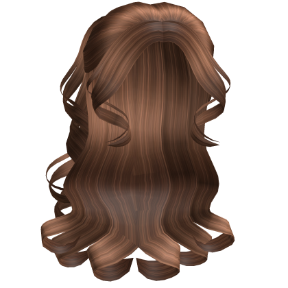 Curly Cute Back Twintails (Hazelnut) Roblox item