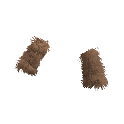 Fluffy Brown Arm Warmers thumbnail