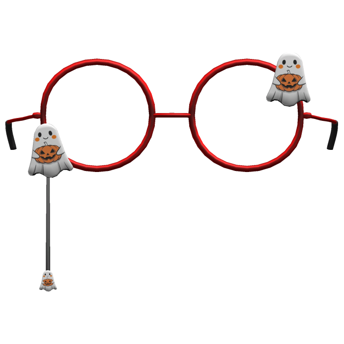 red halloween ghost eyewear