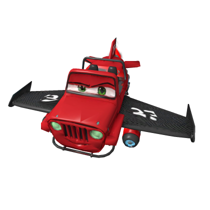 Red Plane model - no script