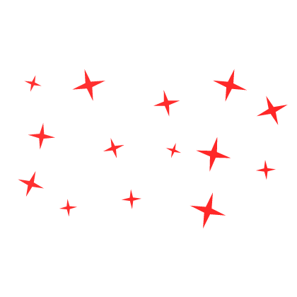 sparkle bling aura red