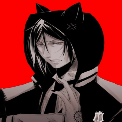 sebastian in a cat hoodie -w- Roblox decal