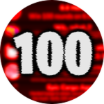 100 Badges Obtained