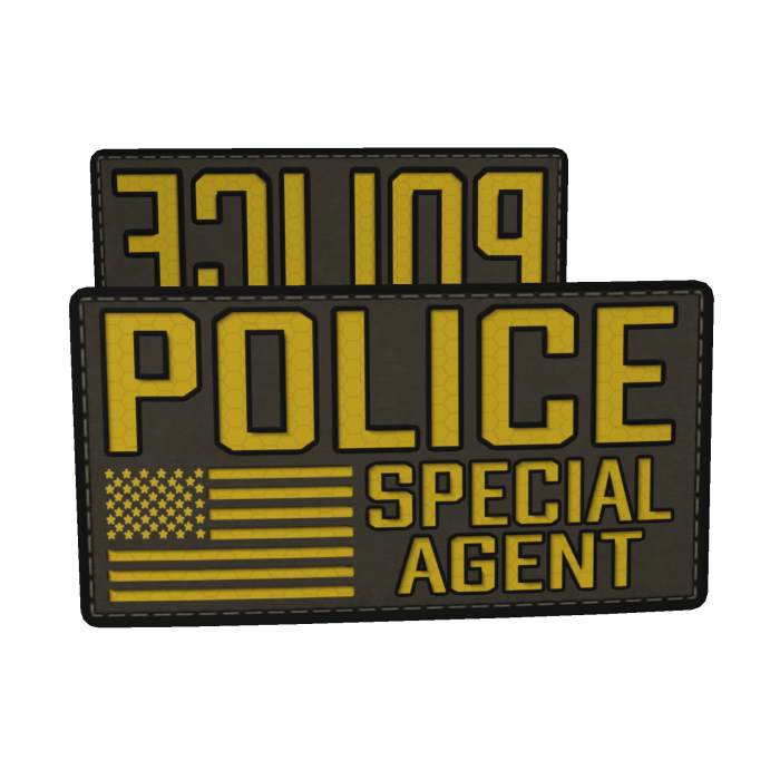 RG/Y POLICE Special Agent Patches (LVL120)