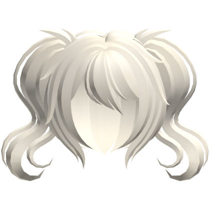 fluffy moe short swirly pigtails blonde