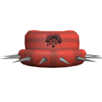 Red Spiked Beanie