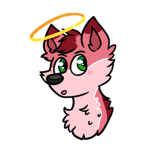 Kawaii cherry wolves