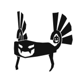 White and Black Pumpkin Halloween Valk